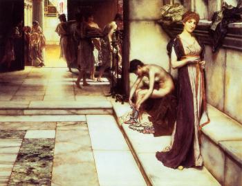 Sir Lawrence Alma-Tadema : The Apodyterium